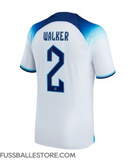 Günstige England Kyle Walker #2 Heimtrikot WM 2022 Kurzarm